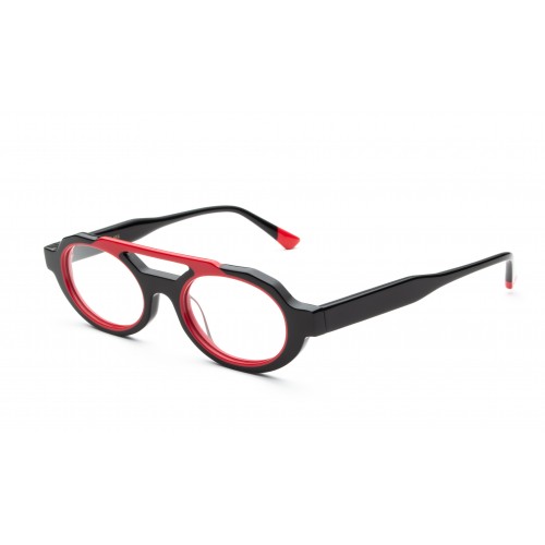 Okulary unisex BIOVALE Czarne/Czerwone
