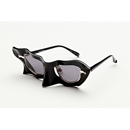 Fantazyjne okulary unisex FA-1080 Czarne